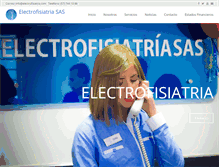 Tablet Screenshot of electrofisiatria.com